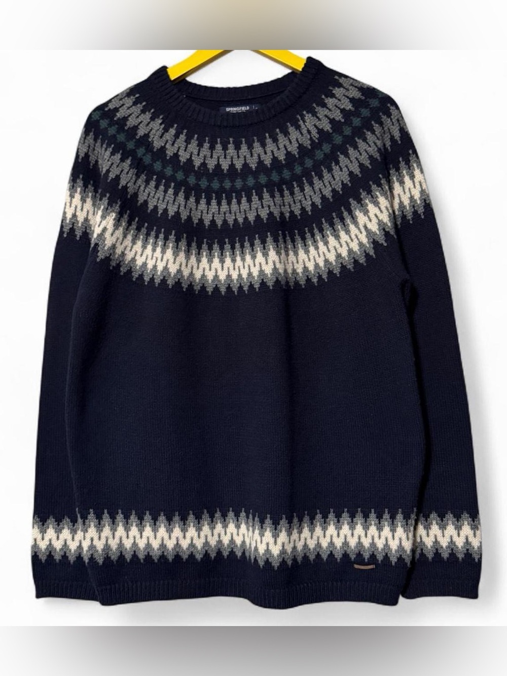 Springfield navy blue sweater Size L Nordic Style